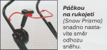 Regulujte odhoz sn�hu p��kou